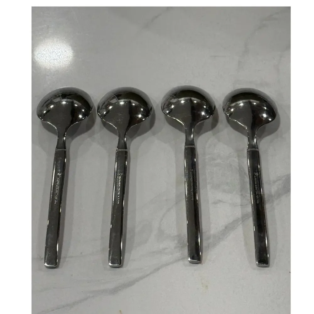 J.A. Henckels HEN72 18/10 Stainless Oval Soup Spoons Set of 4 Replacement